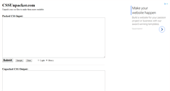 Desktop Screenshot of cssunpacker.com